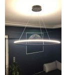 Lampy wiszące okręgi - Altavola Design Lampa wisząca Ledowe Okręgi No.1 śr.60 cm in 3k 32W czarna   - product 3
