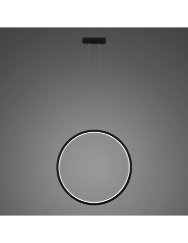 Altavola Design Lampa wisząca Ledowe okręgi No.1 X Φ80cm in 4k 43W czarny