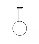 Lampy wiszące okręgi - Altavola Design Lampa wisząca Ledowe okręgi No.1 X śr.60cm in 3k 32W czarny  - product 2