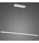 Lampy wiszące nad wyspę - Altavola Design Lampa wisząca LINEA No.1 100cm 4k 16W biała  - product 1