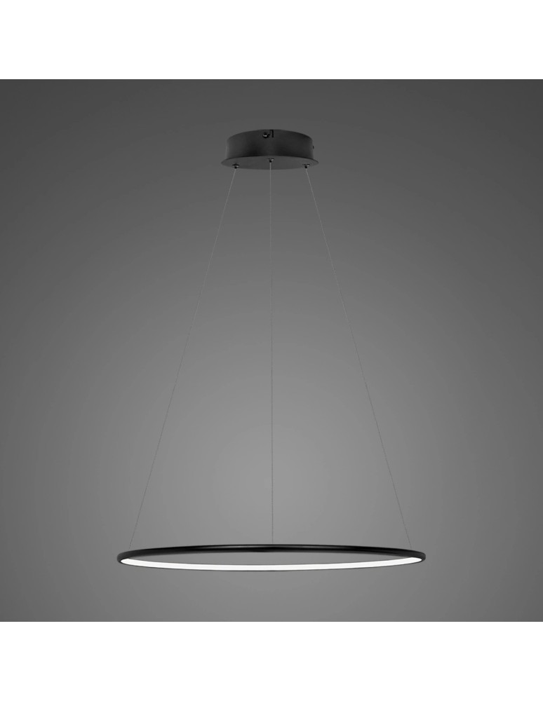 Altavola Design Lampa wisząca Ledowe Okręgi No.1 Φ40 in 4k 21W czarna  