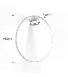 Light Prestige Mirror kinkiet mały biały 1xLED LP-999/1W S WH Light Prestige Mirror kinkiet mały biały 1xLED LP-999/1W S WH