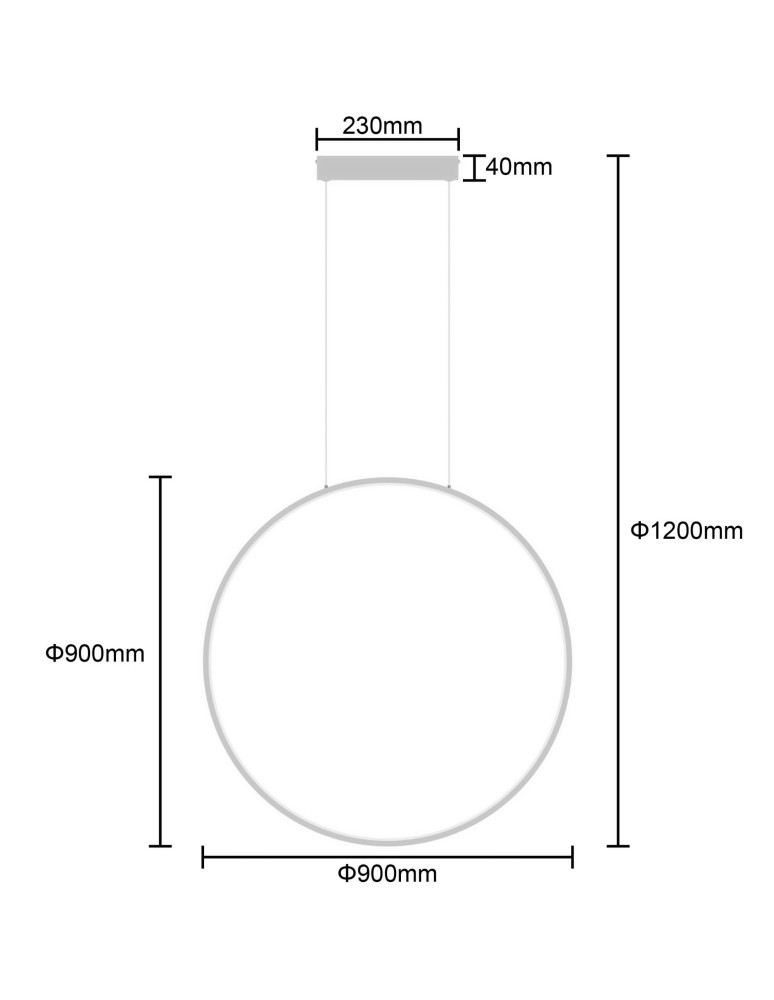 Light Prestige Mirror wisząca duża biała 1xLED LP-999/1P L WH Light Prestige Mirror wisząca duża biała 1xLED LP-999/1P L WH