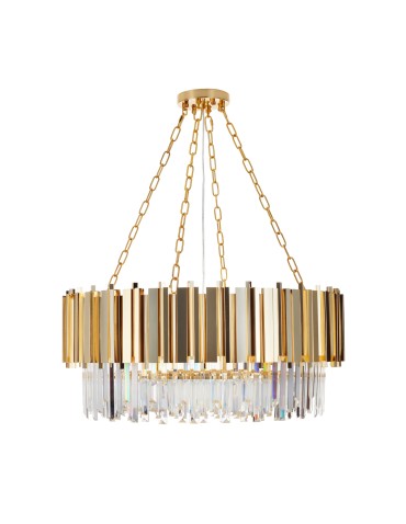 Step into Design Lampa wisząca REA złota 80cm DN923-80