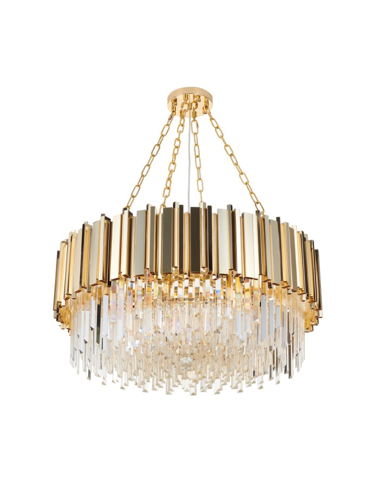 Step into Design Lampa wisząca REA złota 80cm DN923-80 Step into Design Lampa wisząca REA złota 80cm DN923-80