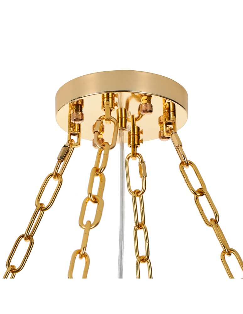 Step into Design Lampa wisząca REA złota 80cm DN923-80 Step into Design Lampa wisząca REA złota 80cm DN923-80