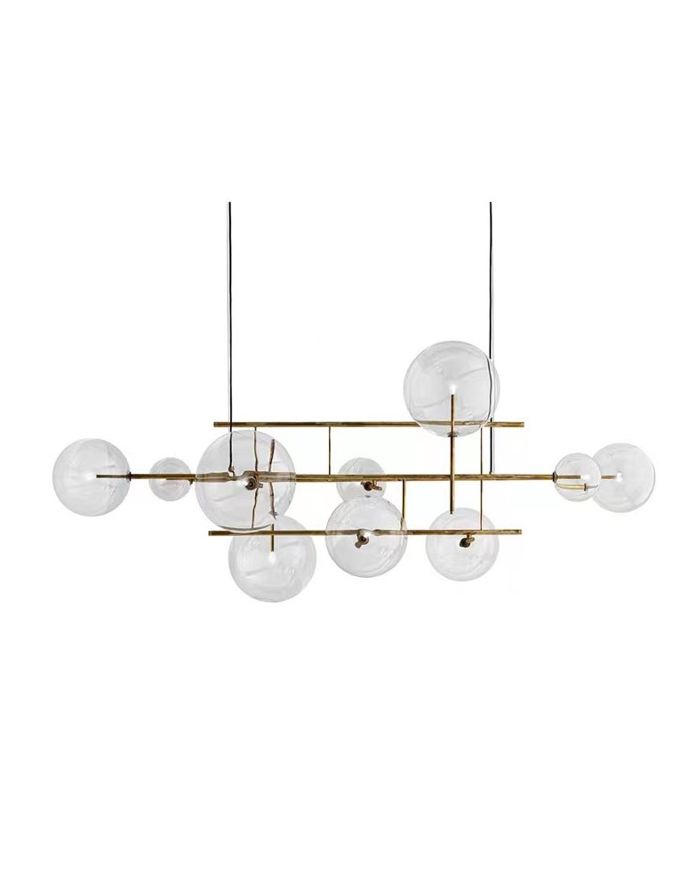 Step into Design Lampa wisząca CHARM mosiądz 200cm ST-9757P-L