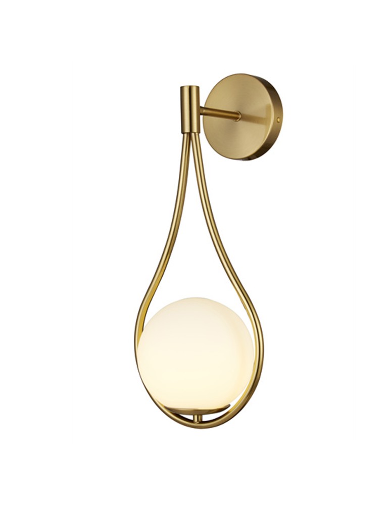 Step into Design Lampa ścienna DROP biało złota 45cm ST-F079 gold
