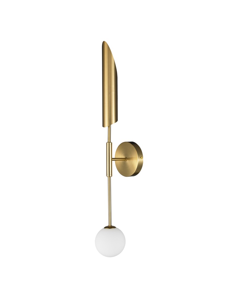 Step into Design Lampa ścienna MIKA-1 biało złota 85cm ST-F086 Step into Design Lampa ścienna MIKA-1 biało złota 85cm ST-F086