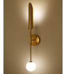 Step into Design Lampa ścienna MIKA-1 biało złota 85cm ST-F086 Step into Design Lampa ścienna MIKA-1 biało złota 85cm ST-F086