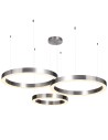 Step into Design Lampa wisząca CIRCLE 60+60+80 LED nickel na 1 podsufitce ST-8848-60+60+80 nickel