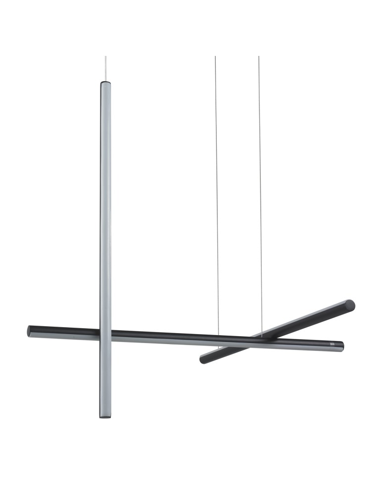 Step into Design Lampa wisząca ASTA-3 LED barwa 4000K czarna 78cm ST-9194P-3 black 4000K