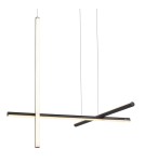 Step into Design Lampa wisząca ASTA-3 LED barwa 4000K czarna 78cm ST-9194P-3 black 4000K Step into Design Lampa wisząca ASTA-3 LED barwa 4000K czarna 78cm ST-9194P-3 black 4000K