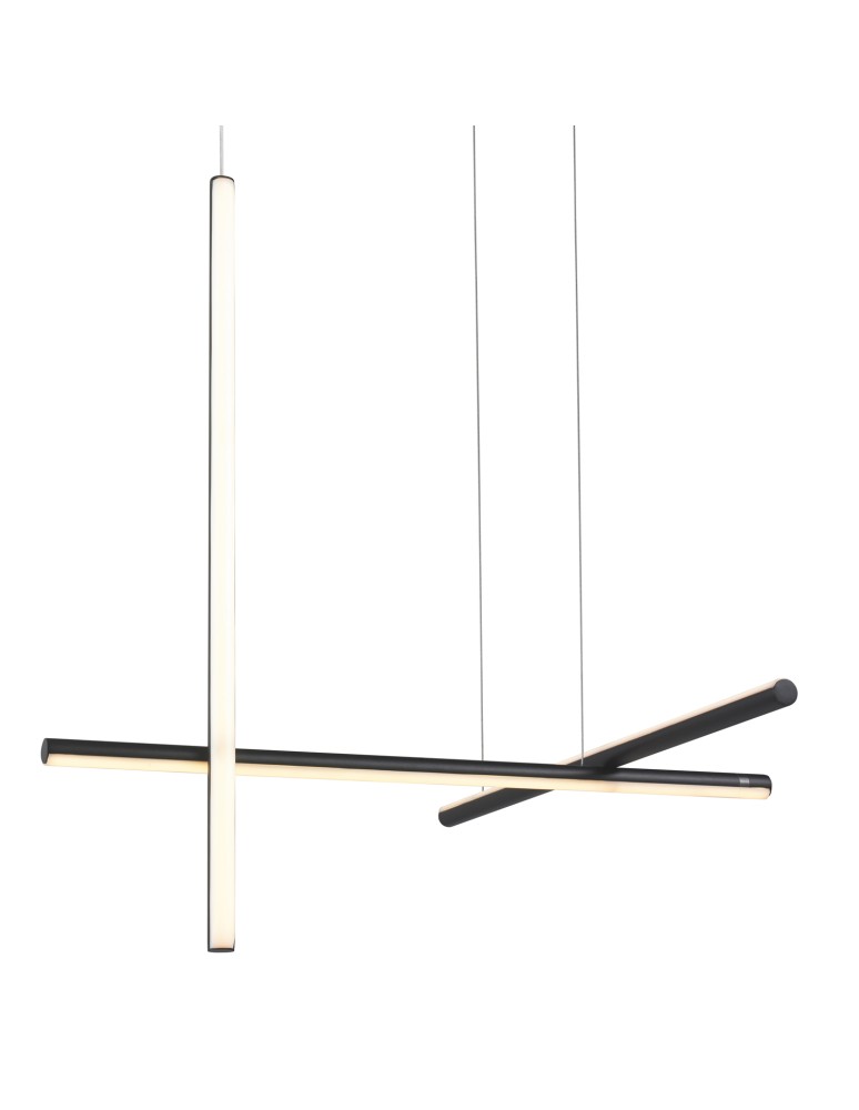 Step into Design Lampa wisząca ASTA-3 LED barwa 4000K czarna 78cm ST-9194P-3 black 4000K Step into Design Lampa wisząca ASTA-3 LED barwa 4000K czarna 78cm ST-9194P-3 black 4000K