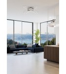 Lampy sufitowe LED - Zuma Line Cross Lampa Sufitowa PL99829-6 chrom - product 2