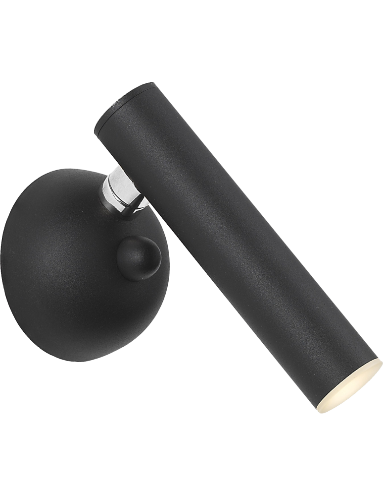 Kinkiety LED - Zuma Line Loya Kinkiet Czarny/Black W0461-01A-P7P7 - produkt kolory-swiatla.pl 1