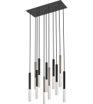 Lampy wiszące sople - Zuma Line One Lampa Wisząca Czarny Mat+Złota/Matt Black+French Gold P0461-11L-P7SD - product 1
