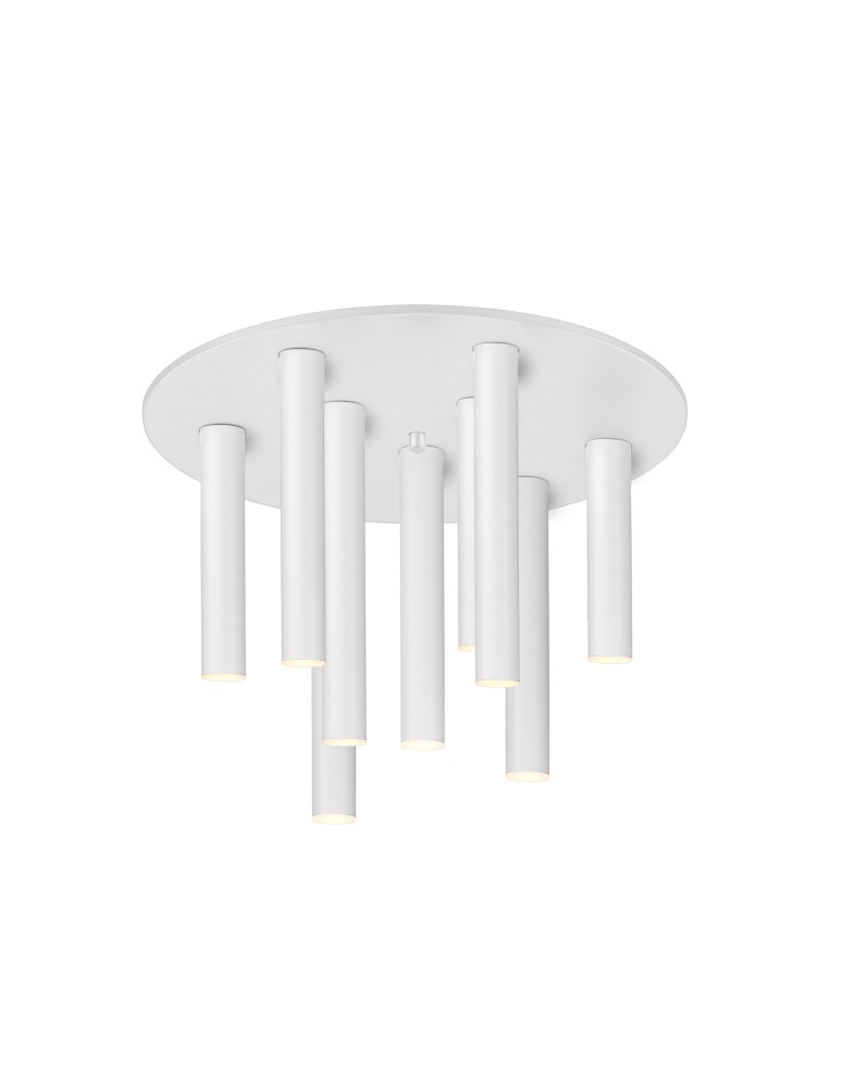 Lampy sufitowe LED - Zuma Line Loya Lampa Sufitowa Biały Mat/Matt White C0461-09C-S8S8 - produkt kolory-swiatla.pl 1