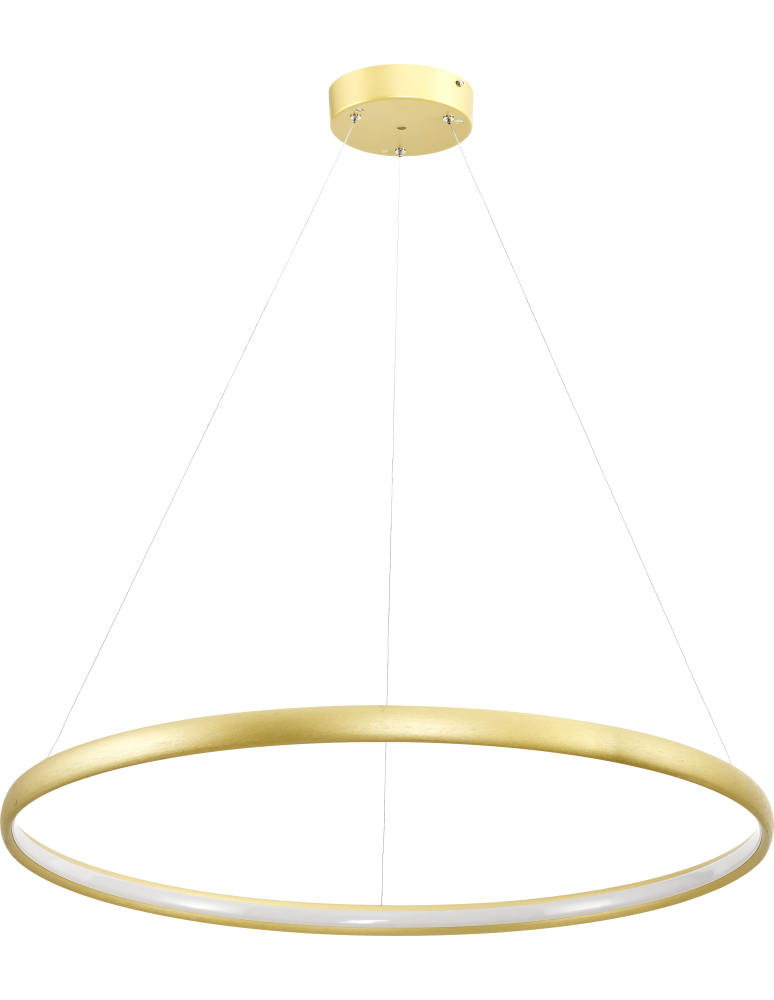 Lampy wiszące okręgi - Zuma Line Carlo Lampa Wisząca Złota/Gold PL210503-800-GD - produkt kolory-swiatla.pl 1