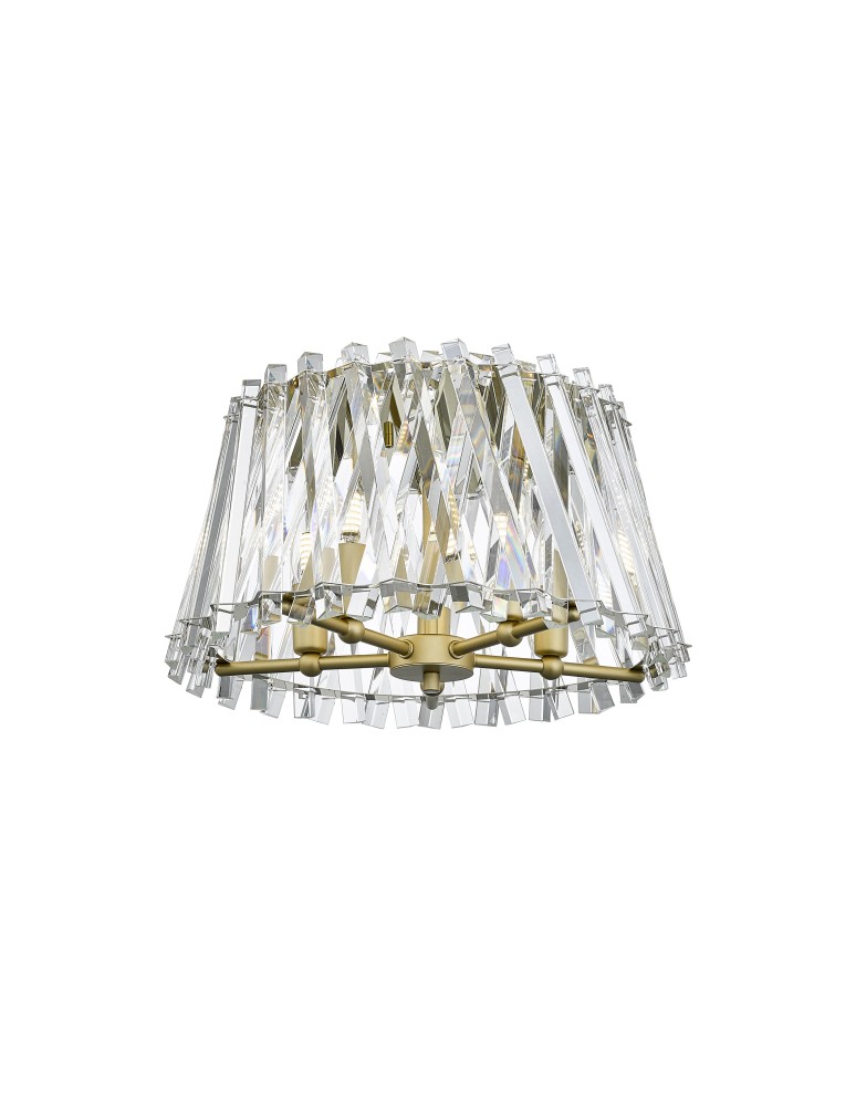 Lampy sufitowe z kryształami - Zuma Line Mirabell Lampa Sufitowa C0465-05K-V7V7 złoty - product kolory-swiatla.pl 2