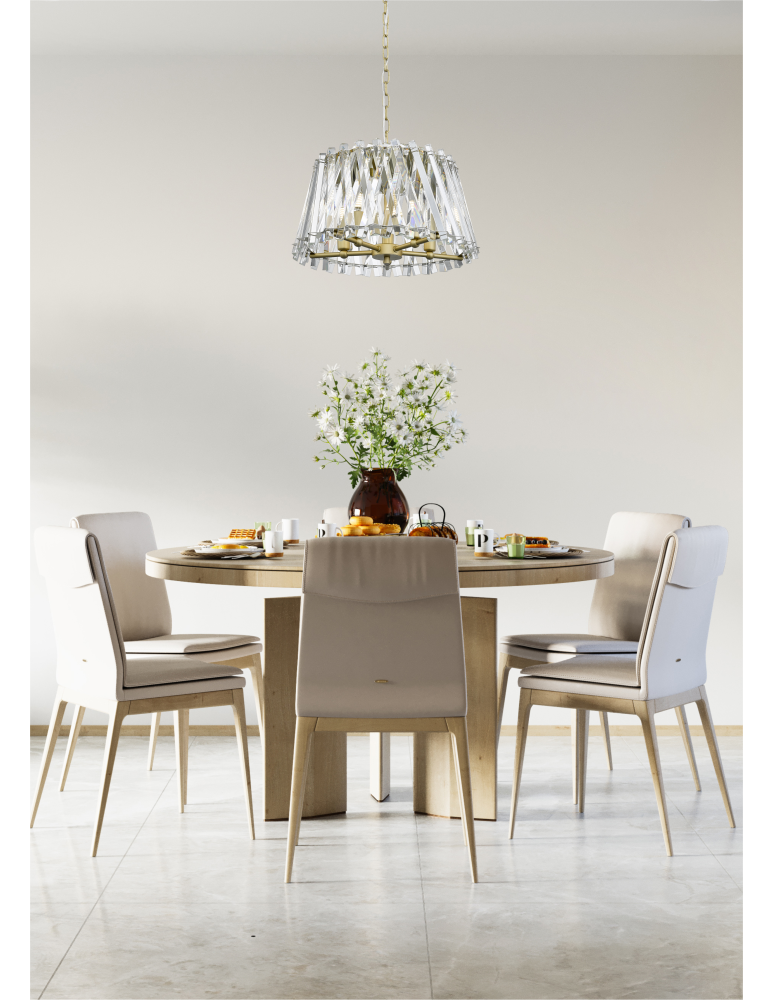 Żyrandole 5 punktowe - Zuma Line Mirabell lampa Wisząca P0465-05K-V7V7 złoty - produkt kolory-swiatla.pl 3