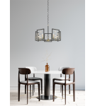 Żyrandole 5 punktowe - Zuma Line Caroline lampa Wisząca P0541-05A-SDAC czarny mat - product 2