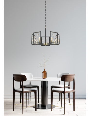 Zuma Line Caroline lampa Wisząca P0541-05A-SDAC czarny mat - produkt 2
