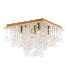 Lampy sufitowe z kryształami - Zuma Line Rangel Lampa Sufitowa Złoty/Gold RLX92711-5GC - product 2