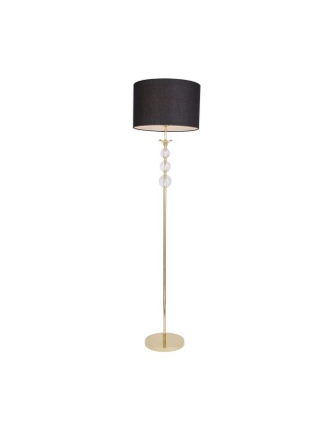 Zuma Line Rea II Lampa Podłogowa Złoto-Czarna/Gold-Black RLL93163-1GB