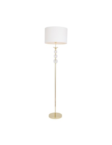 Zuma Line Rea Ii Lampa Podłogowa Złoto-Biała/Gold-White RLL93163-1GW