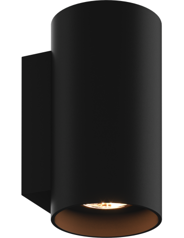 Zuma Line Sandy WL Round Kinkiet Czarny/Black 92696-N