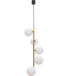Lampy wiszące kule - Zuma Line Ali Lampa Wisząca 5648 czarny - product 1