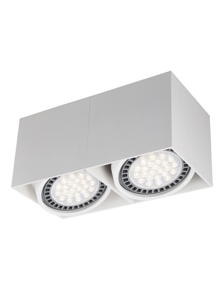 Oprawy sufitowe kwadratowe - Zuma Line Box Spot ACGU10-116-N biały - produkt kolory-swiatla.pl 1