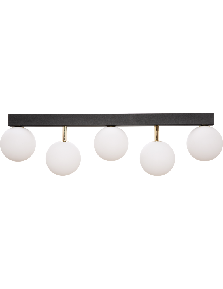 Lampy sufitowe kule - Zuma Line Ali Lampa Sufitowa 5643 czarny - produkt kolory-swiatla.pl 1