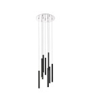 Lampy wiszące sople - Zuma Line Loya Lampa Wisząca Czarny Mat/Matt Black P0461-09C-P7P7 - product 1