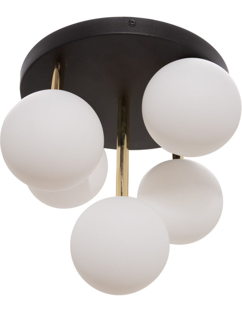 Lampy sufitowe kule - Zuma Line Ali Lampa Sufitowa 5645 czarny - produkt kolory-swiatla.pl 1