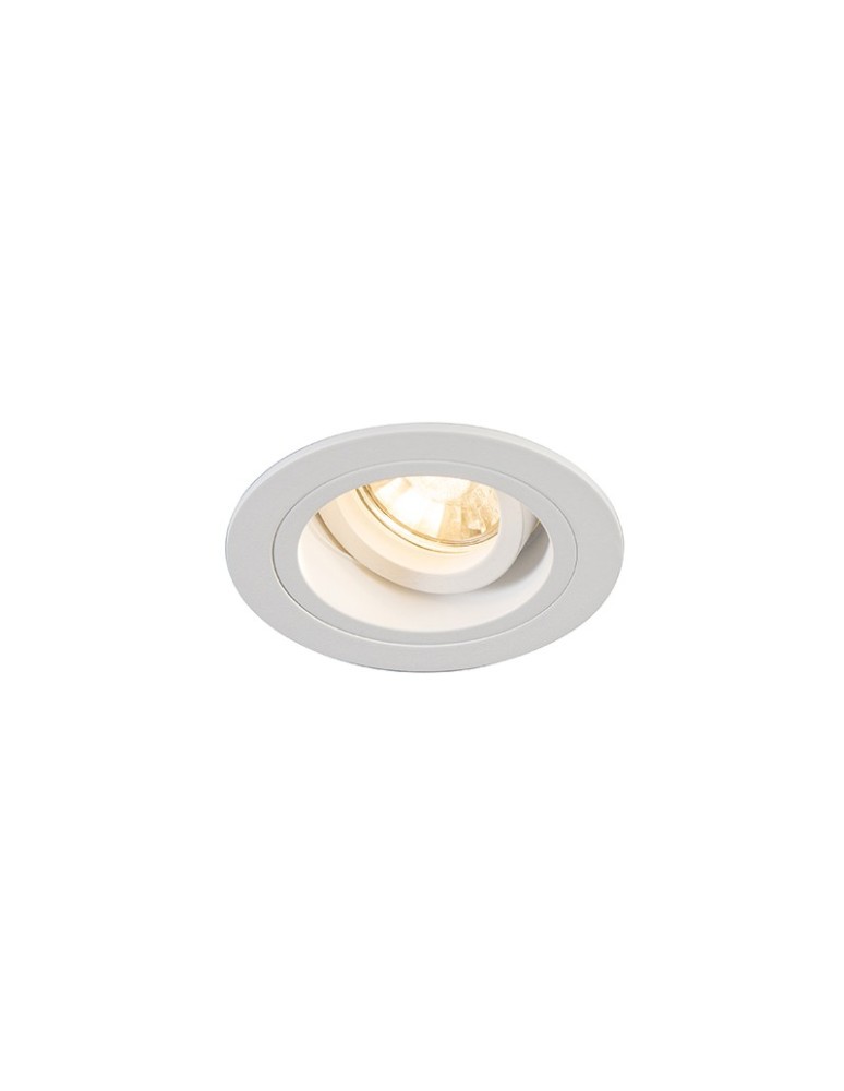 Lampy podtynkowe okrągłe - Zuma Line Chuck Spot 92699-N biały - produkt kolory-swiatla.pl 1