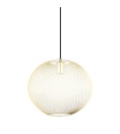 Lampy wiszące pojedyncze - Zuma Line Orion Lampa Wisząca A8129L złoty - produkt 1