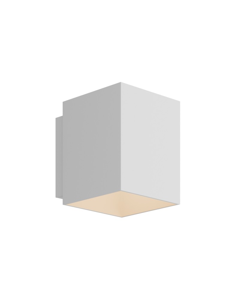 Kinkiety kwadratowe - Zuma Line Sola WL Square  Kinkiet Biały/White 91062-N - produkt kolory-swiatla.pl 1