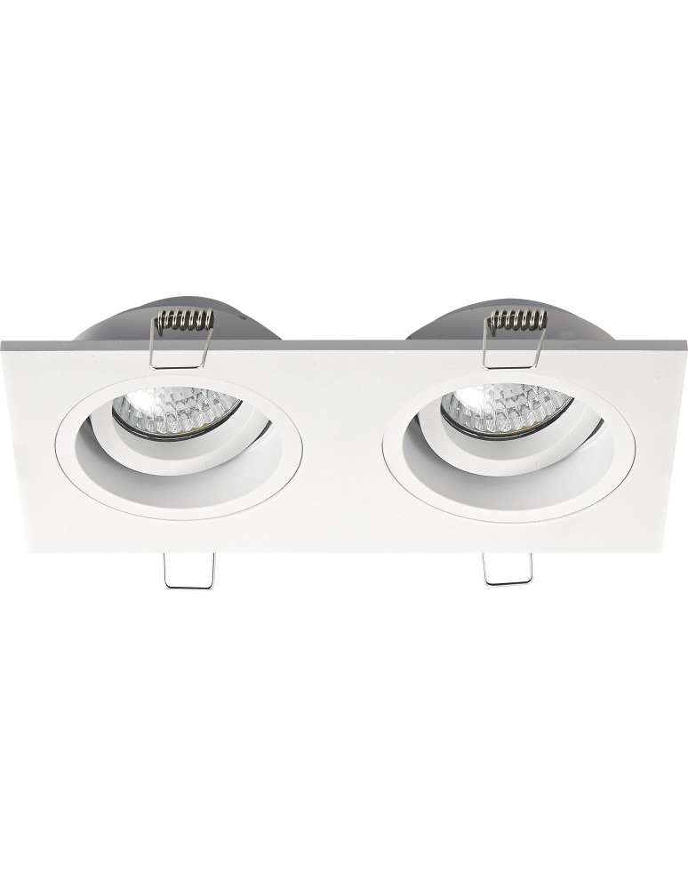 Lampy podtynkowe kwadratowe - Zuma Line Chuck Spot 20068-WH-N biały - produkt kolory-swiatla.pl 1