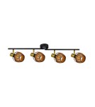 Lampy sufitowe reflektory - Zuma Line Copa Lampa Sufitowa R5022003-4TU2 czarny - product 1