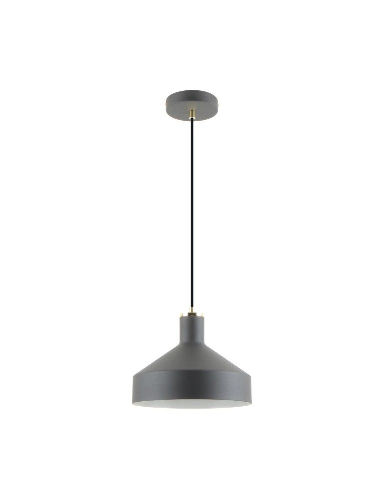 Lampy wiszące industrialne - Zuma Line Sigma Lampa Wisząca A8016L czarny mat - produkt kolory-swiatla.pl 1