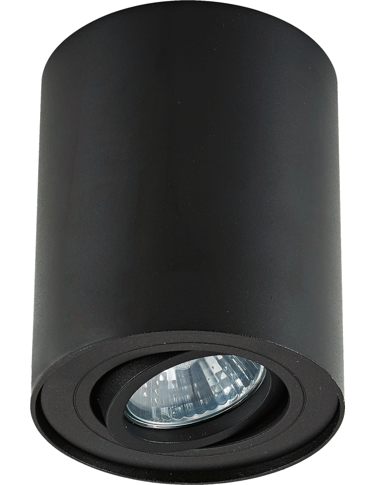 Oprawy sufitowe czarne - Zuma Line Rondoo Sl 1 Plafon Czarny/Black 20038-BK-N - produkt kolory-swiatla.pl 1