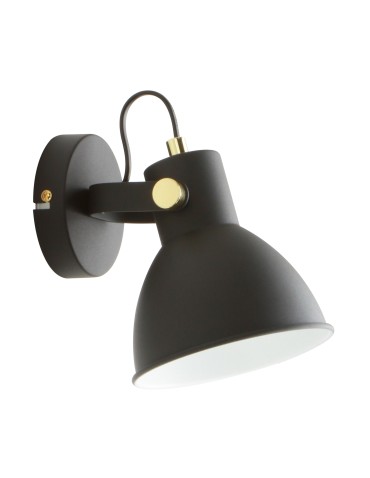 Zuma Line Delta Kinkiet A6004S-1 czarny mat