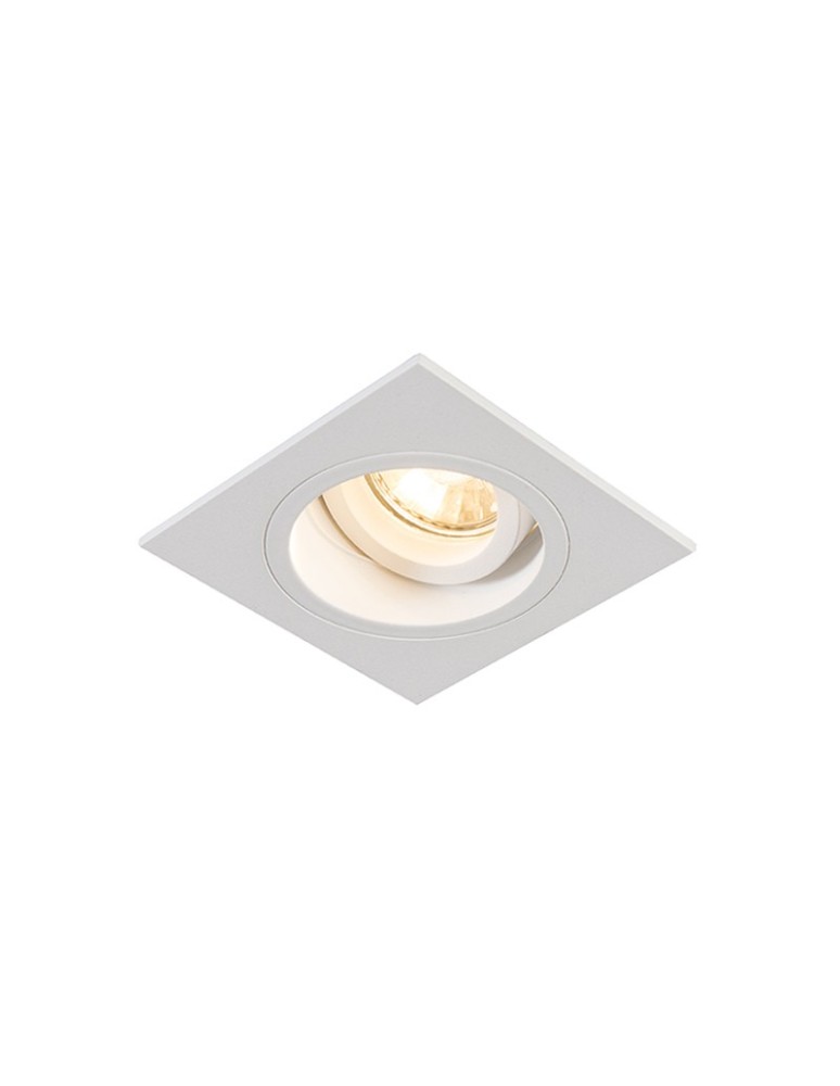 Lampy podtynkowe kwadratowe - Zuma Line Chuck Spot 92703-N biały - produkt kolory-swiatla.pl 1
