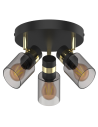 Zuma Line Asti Lampa Sufitowa JP03C-SP-03R-BG.442 czarny mat