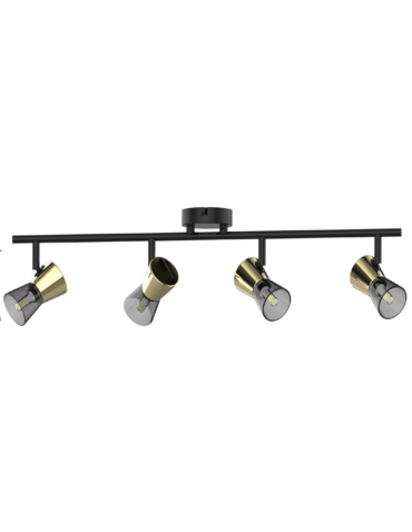Zuma Line Cento Lampa Sufitowa TK220532-4BG czarny mat