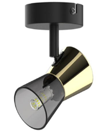 Zuma Line Cento Kinkiet CK220532-1BG czarny mat