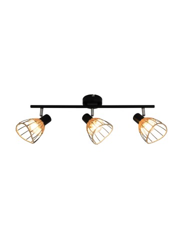 Zuma Line Gent Lampa Sufitowa P20084-3TU czarny