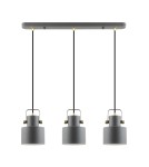 Lampy wiszące na listwie - Zuma Line Draco Lampa Wisząca A8062-3A czarny mat - product 1